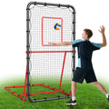 Patiassy 7x4ft Volleyball Rebounder Net Adjustable Angle Foldable Bounce Back Trainer for for Volleying/Bumping/Spiking Practice