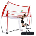 Patiassy Volleyball Training Net System for Spiking Practice, Portable Volleyball Practice Equipment for Solo Training, Backyard & School Use