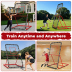 Patiassy 7x4ft Volleyball Rebounder Net Adjustable Angle Foldable Bounce Back Trainer for for Volleying/Bumping/Spiking Practice