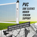 Badminton Set for Backyard, Outdoor Badminton Net with Anti-Sag Design, 4 Professional Badminton Rackets, 4 Shuttlecocks and Carry Bag for Lawn or Beach