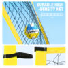 Patiassy Outdoor Portable Volleyball Net Set System - Quick & Easy Setup Adjustable Height Steel Poles, PU Volleyball with Pump and Carrying Bag for Beach Backyard - Image 3